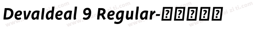 DevaIdeal 9 Regular字体转换